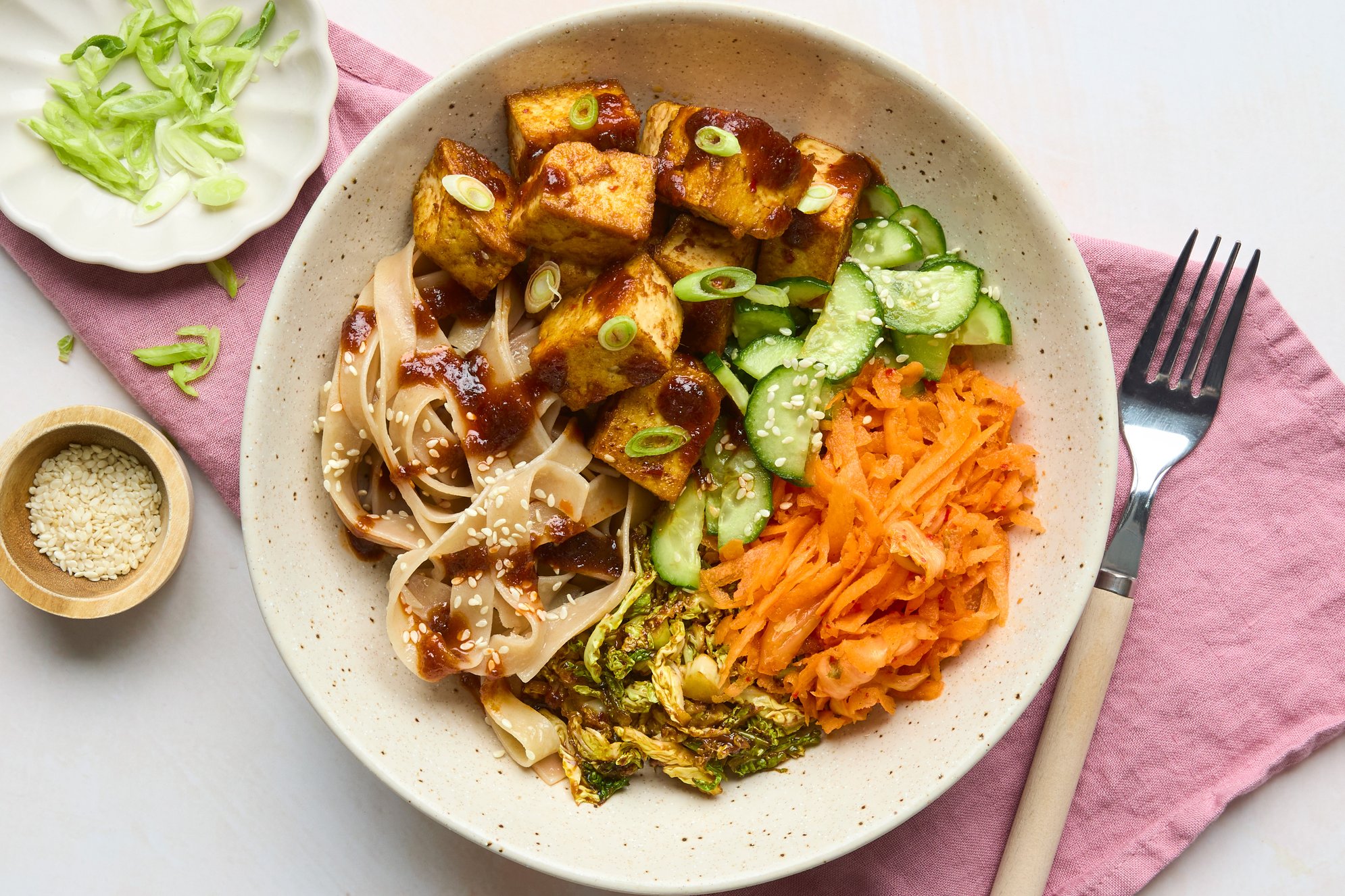 25 4333 Korean Tofu & Kimchi Noodle Salad_1rs 25 4333 Korean Tofu & Kimchi Noodle Salad_1rs